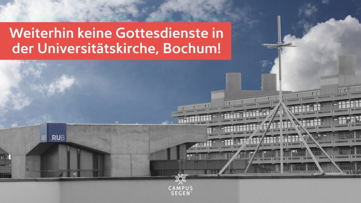 Gottesdienste bleiben bis auf Weiteres ausgesetzt