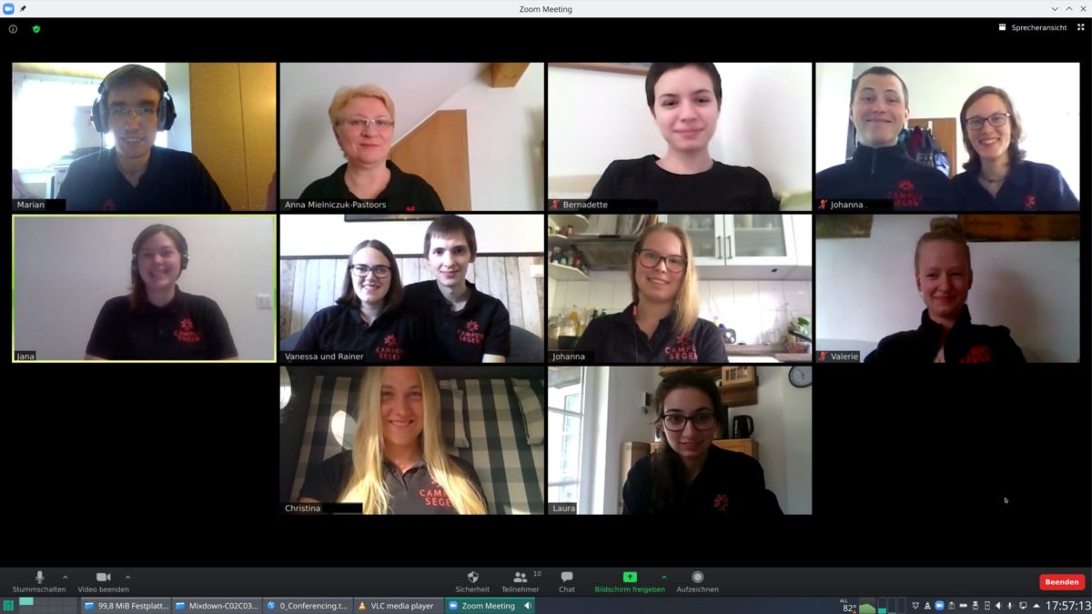 praYsing – der Chor von CampusSegen grüßt aus dem Homeoffice